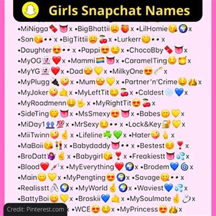 100+ Snapchat Names Ideas Must Check Out You'll Love It Startup Opinions