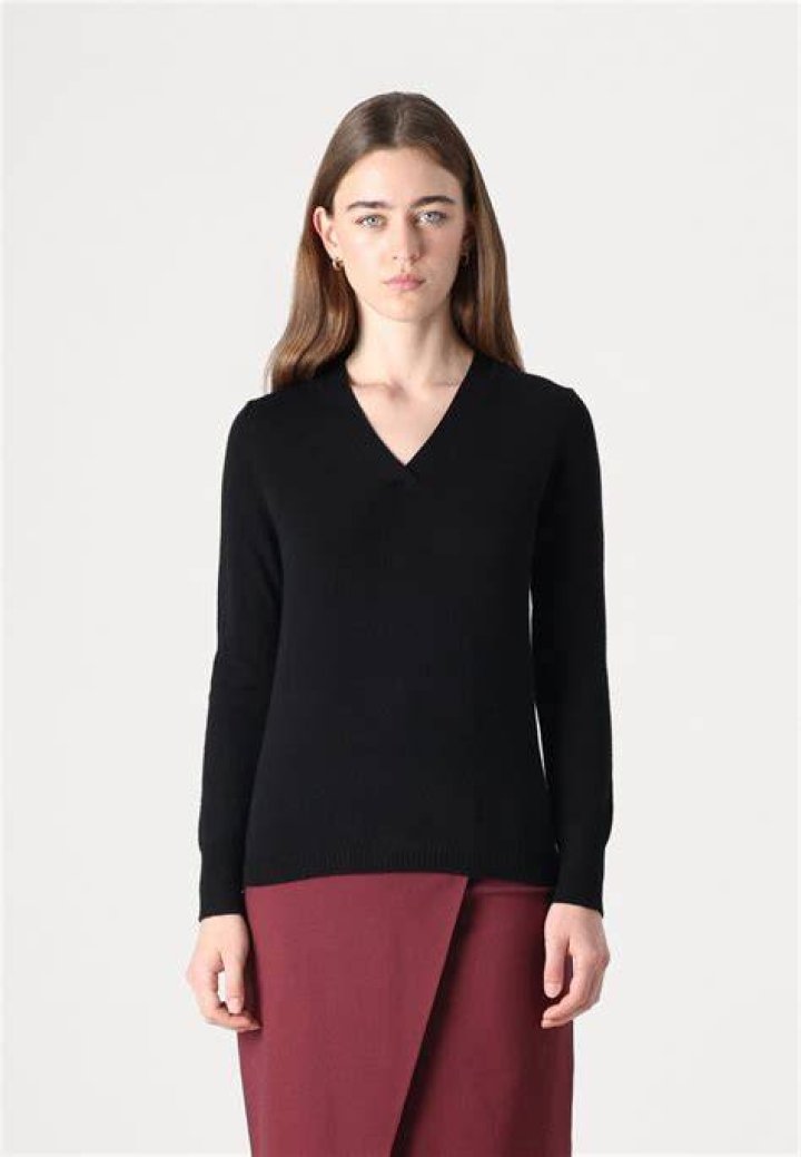 15 Ways to Pull Off a Deep V-Neck Sweater
