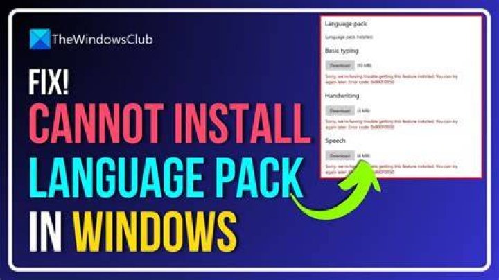2 steps to fix language pack bugs in Windows 10 v1809