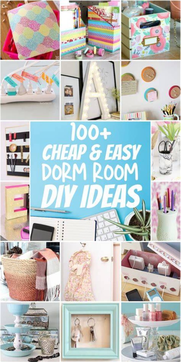 21 Dorm Room DIY Projects to Customize Your Space