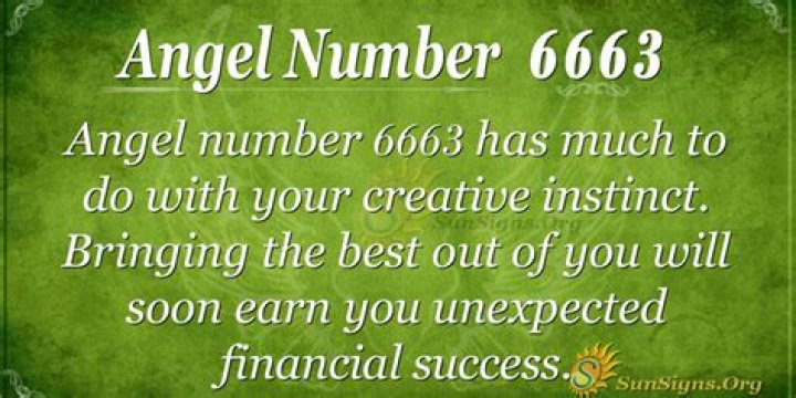 6663 angel number