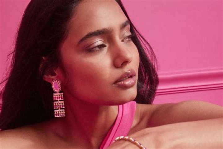 A Barbie x Kendra Scott necklace