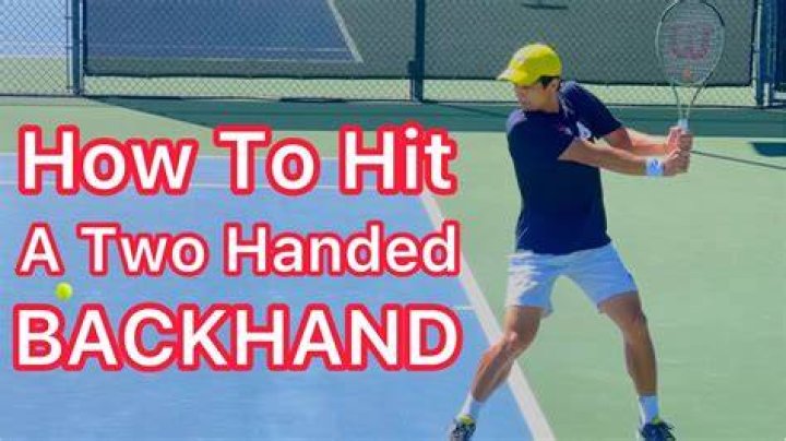 A double-handed backhand from Cameron Norrie