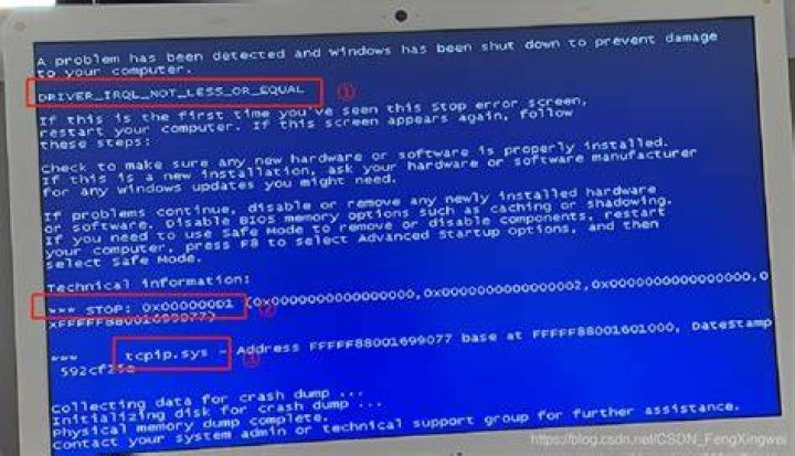 A problem has been detected and Windows has been shut down