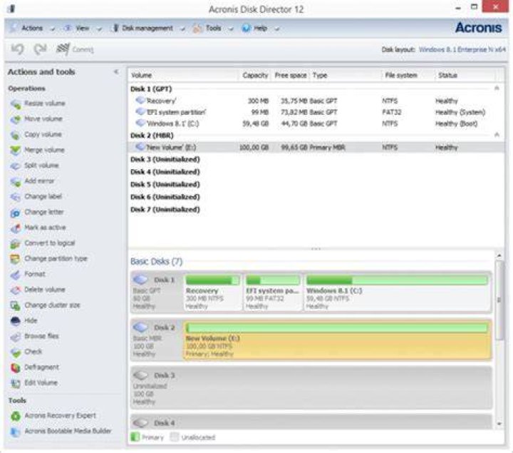 Acronis Disk Director gets Windows 8.1, 10 compatibility