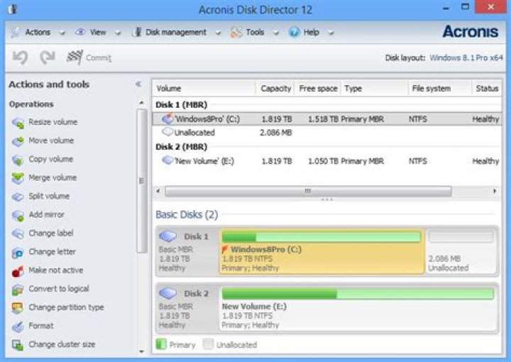 acronis disk director