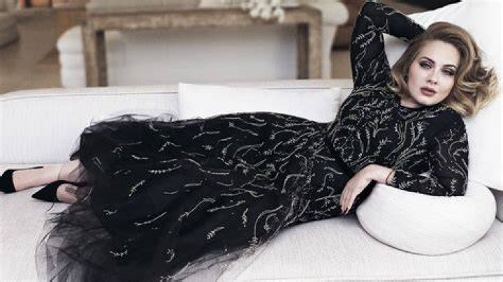 Adele posing