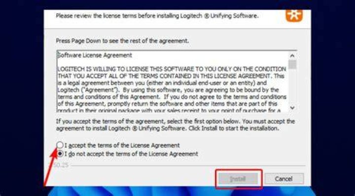 agreement windows 11 logitech unifying