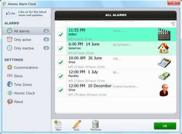 alarm clock software