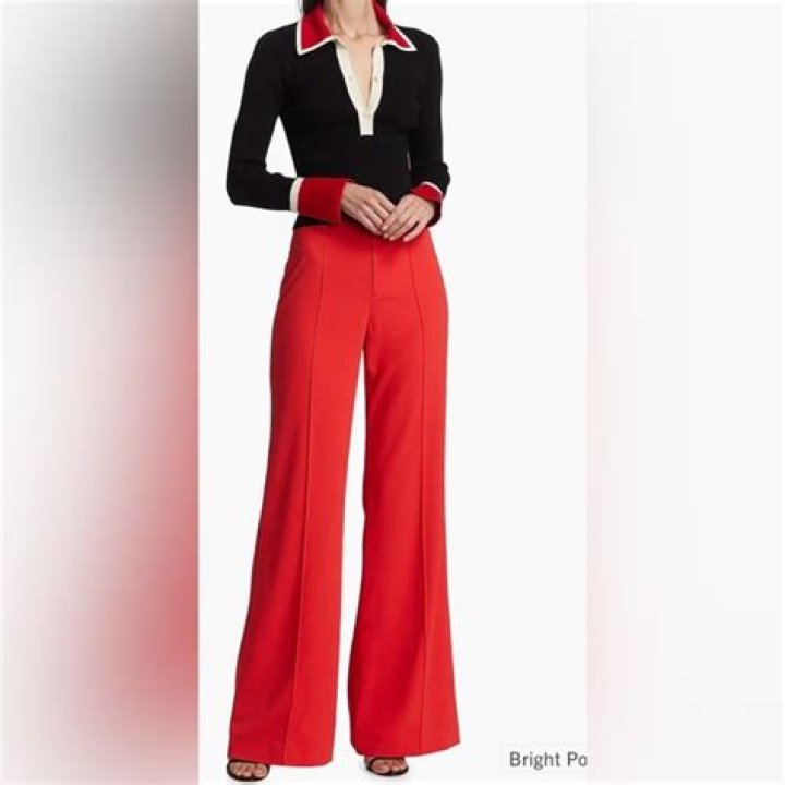 Alice + Olivia Dylan Wide-Leg Vegan Leather Pants Saks Fifth Avenue