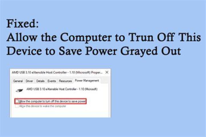 allow computer turn off device save power