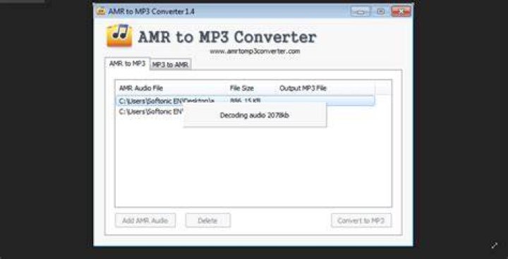 AMR to MP3 converters