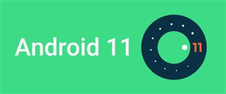 Android 11 logo stock photo 5
