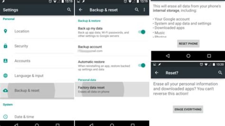 Android Lollipop Nexus 7 factory reset restoring Android Lollipop Nexus 7 factory reset restoring