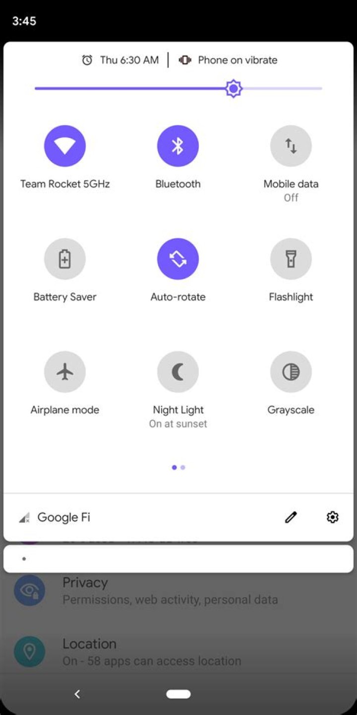 android q notifications accent color blue default