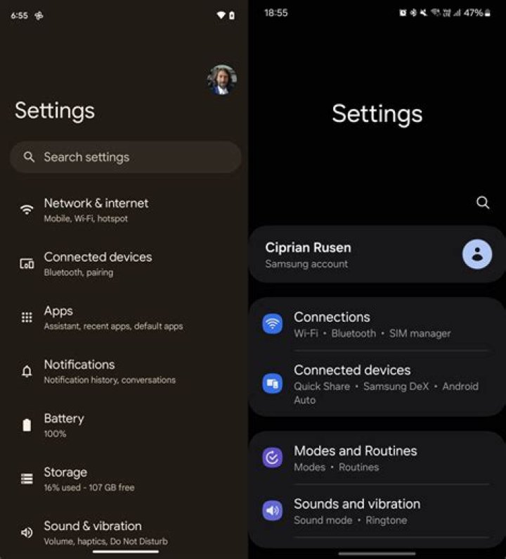 Android Settings Android Settings