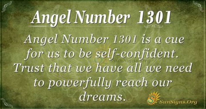 angel number 1301