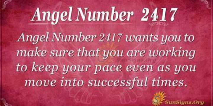 Angel number 2417