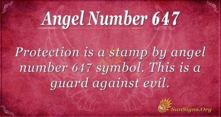 angel number 647
