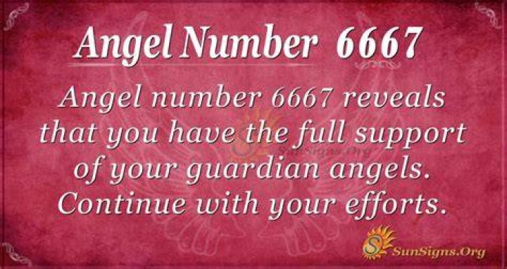 angel number 6667