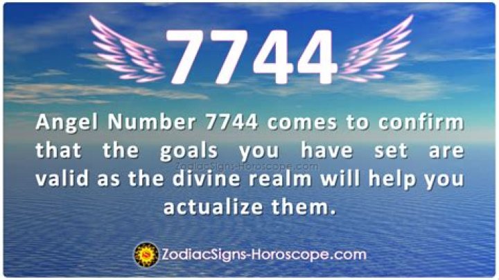 angel number 7744