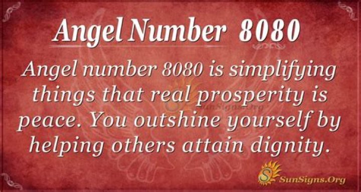 angel number 8080