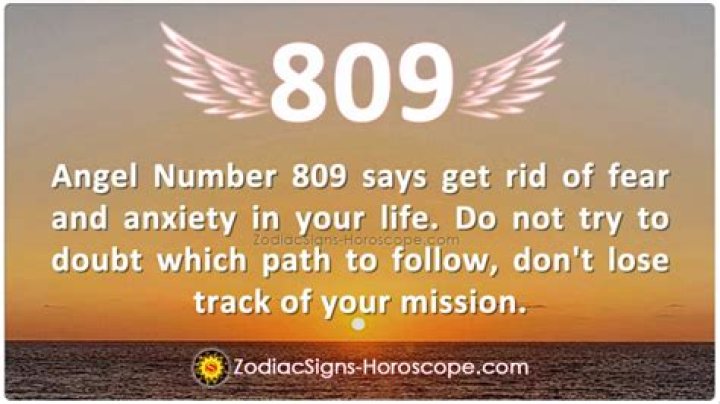 angel number 809