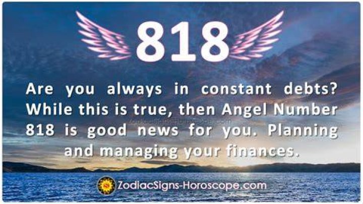 angel number 818