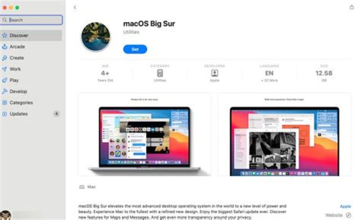 Apple macOS big Sur screenshot Apple macOS big Sur screenshot