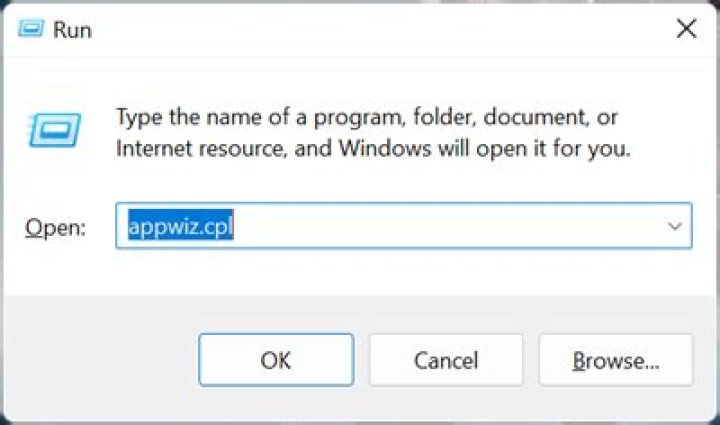 appwiz.cpl to fix libreoffice not working windows 11