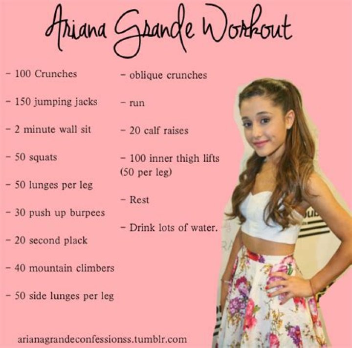Ariana Grande Workout Routine Ariana Grande Workout Routine