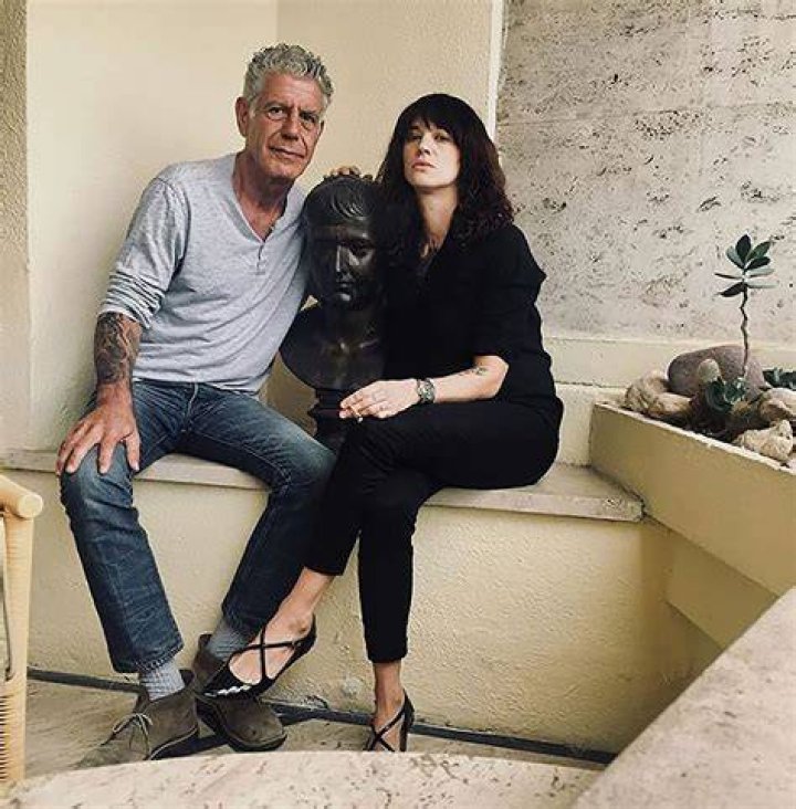 Asia Argento and Anthony Bourdain in 2017.