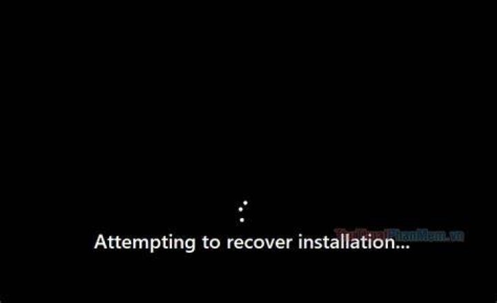 attempting to recover installation