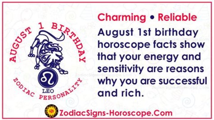 august 1 birthday personality
