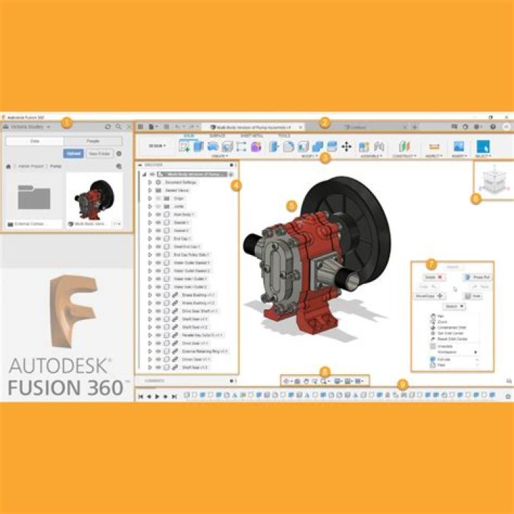 Autodesk Fusion 360 - numerical computing software