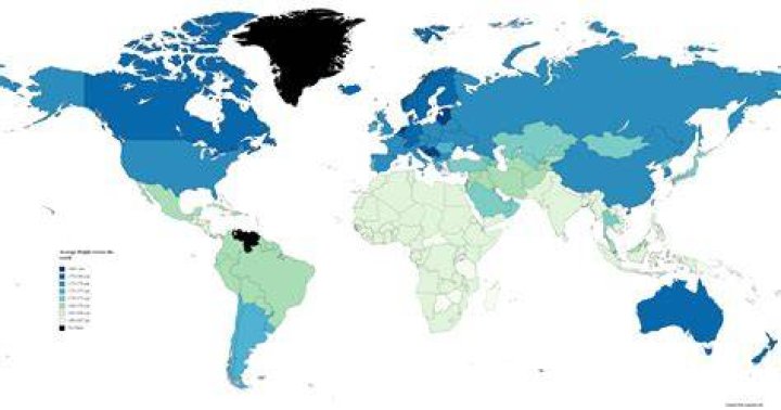 Average Heights Around the World Average Heights Around the World