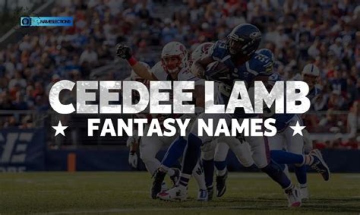 Best Ceedee Lamb fantasy names that will suit your team best Tuko.co.ke