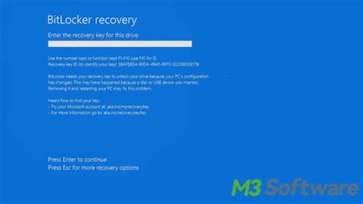 BitLocker blue screen
