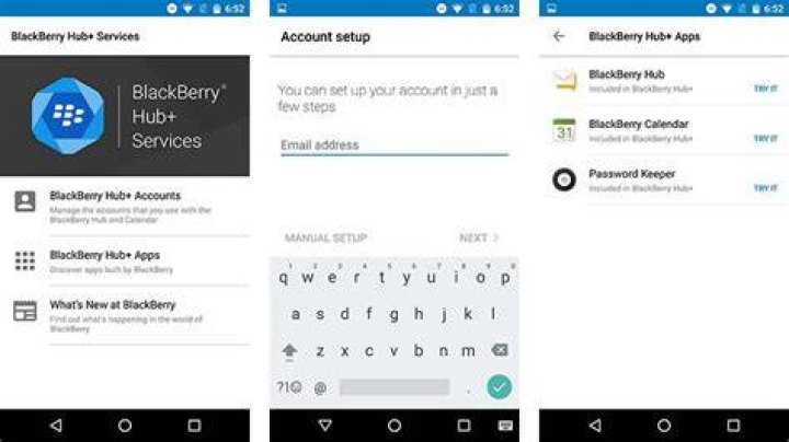BlackBerry Hub+ screenshot blackberry hub best new Android apps