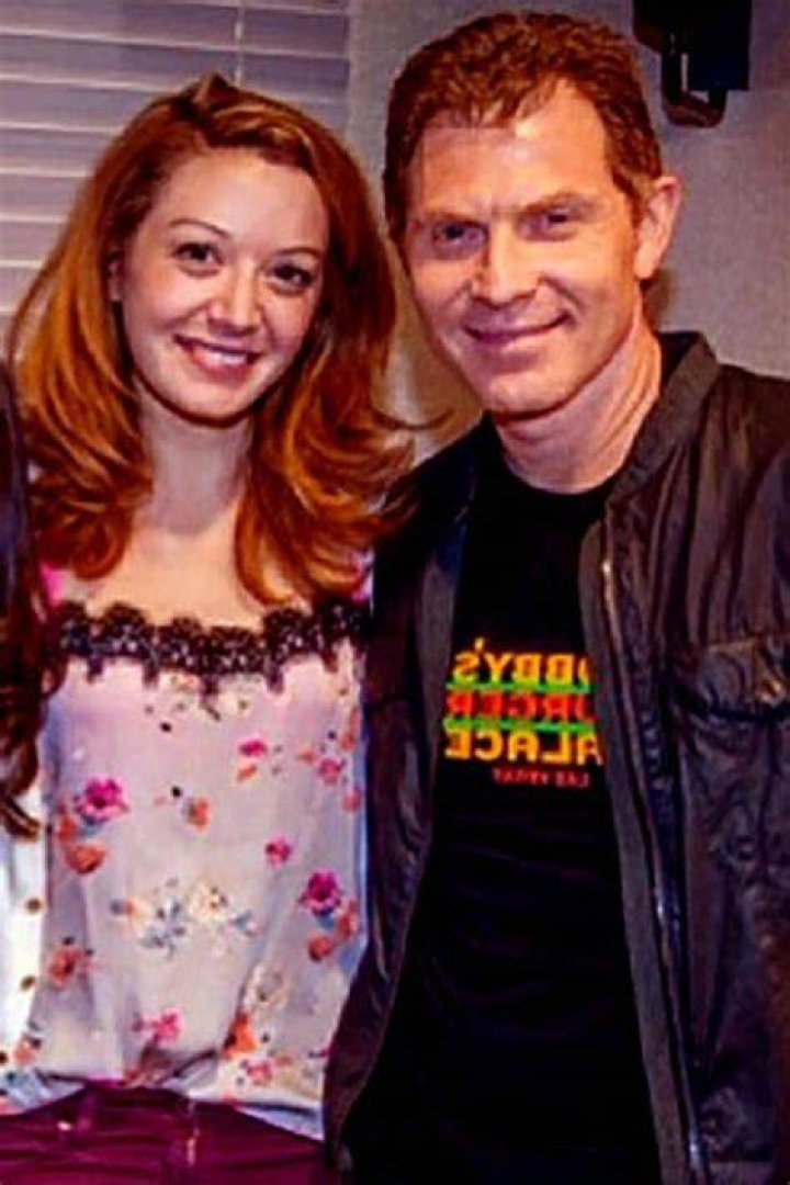 Bobby Flay and Elyse Tirrell posing 