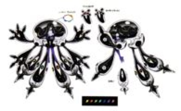 Both Nihilego and Lusamine's bodies look different while fused