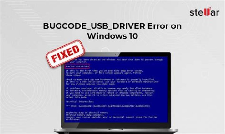 BUGCODE USB DRIVER error