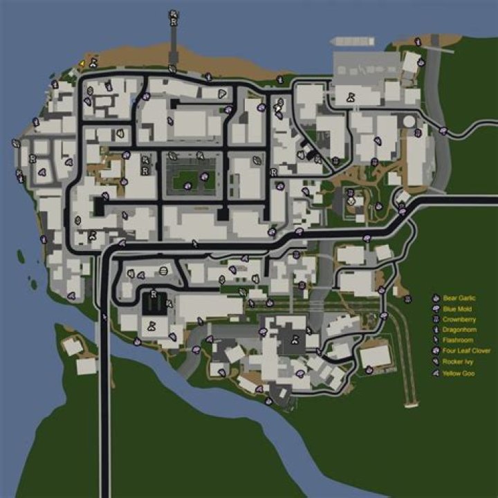 Bum Simulator – Ingredients Map