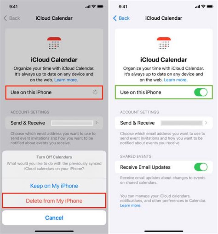Calendars disable your response to the invitation cannot be sent