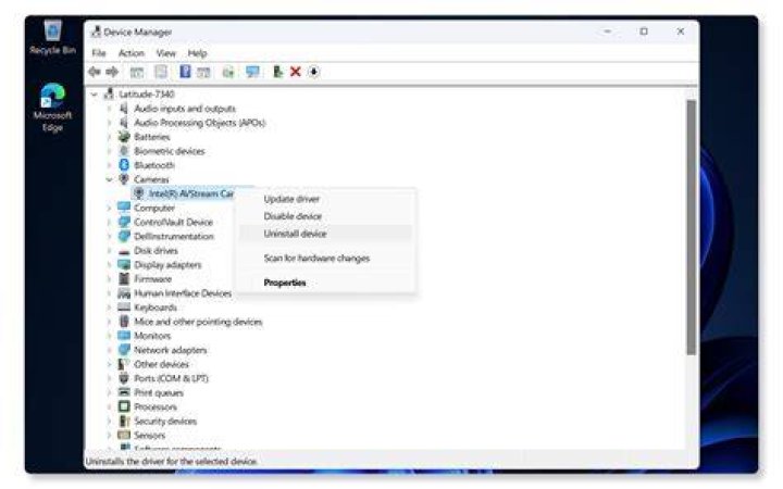 camera on integrated camera driver for windows 11
