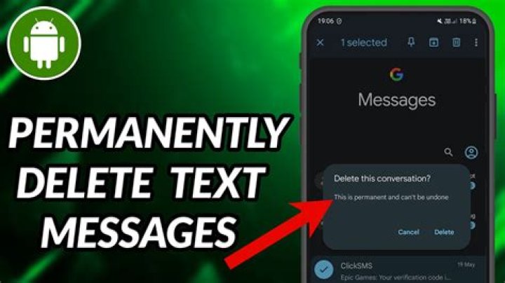 Can deleted text messages actually be retrieved?