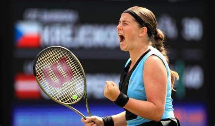 Celebrations from Jelena Ostapenko