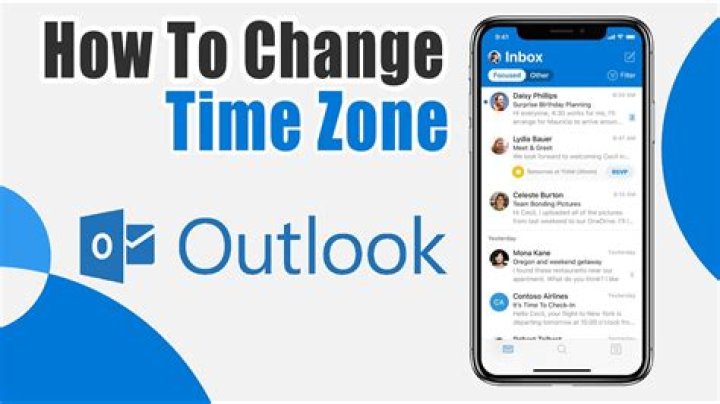 Change Outlook time zone