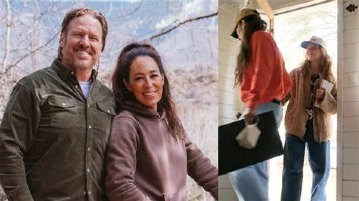 Chip and Joanna Gaines talking to the camera