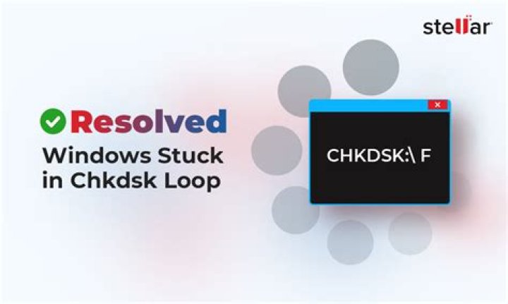 chkdsk got stuck in Windows 10